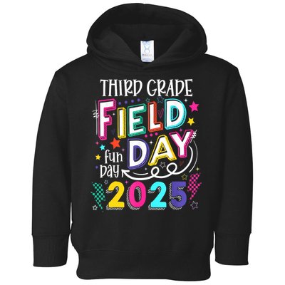 Third Grade Field Day Fun Day 2025 School Field Day Teacher Toddler Hoodie