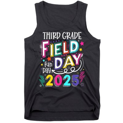 Third Grade Field Day Fun Day 2025 School Field Day Teacher Tank Top