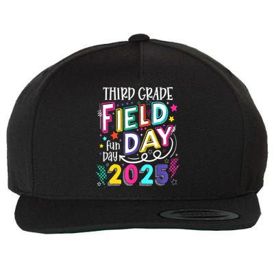 Third Grade Field Day Fun Day 2025 School Field Day Teacher Wool Snapback Cap