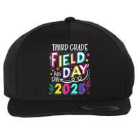 Third Grade Field Day Fun Day 2025 School Field Day Teacher Wool Snapback Cap
