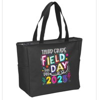Third Grade Field Day Fun Day 2025 School Field Day Teacher Zip Tote Bag