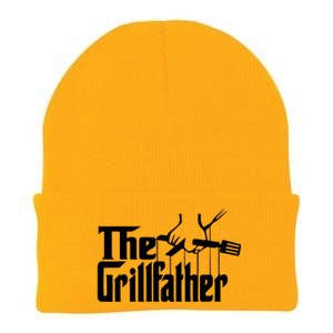 The Grillfather Funny Cool Bbq Grill Chef Gift Knit Cap Winter Beanie