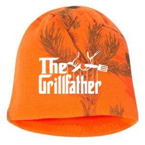 The Grillfather Funny Cool Bbq Grill Chef Gift Kati - Camo Knit Beanie