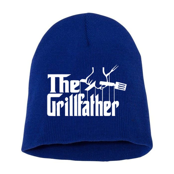 The Grillfather Funny Cool Bbq Grill Chef Gift Short Acrylic Beanie