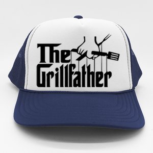 The Grillfather Funny Cool Bbq Grill Chef Gift Trucker Hat