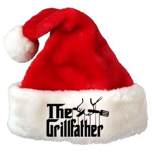 The Grillfather Funny Cool Bbq Grill Chef Gift Premium Christmas Santa Hat