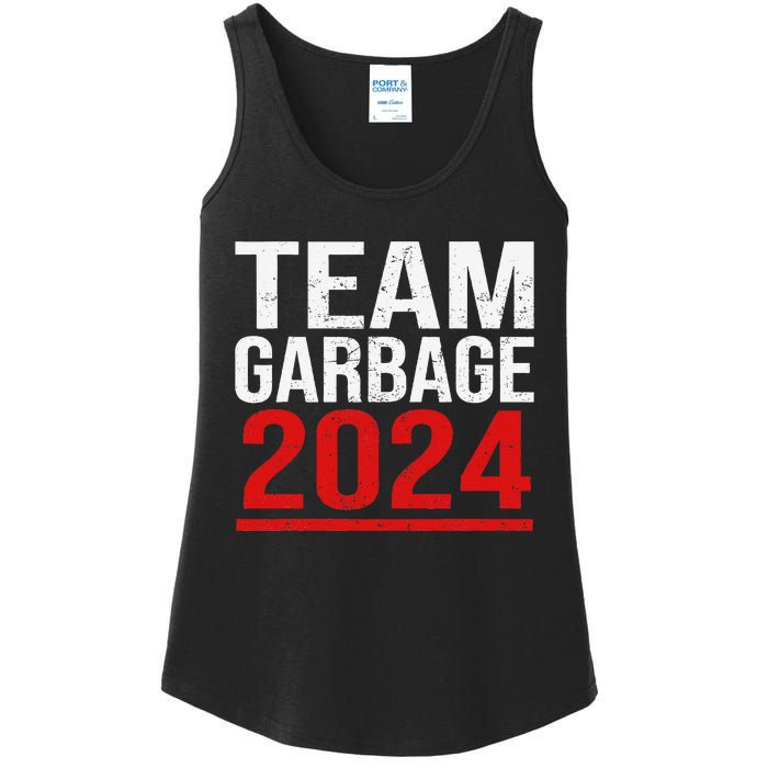 Team Garbage For Trump 2024 Elections 2024 Vote For Trump Ladies Essential Tank