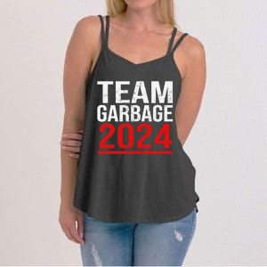 Team Garbage For Trump 2024 Elections 2024 Vote For Trump Women's Strappy Tank