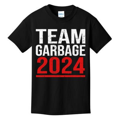 Team Garbage For Trump 2024 Elections 2024 Vote For Trump Kids T-Shirt