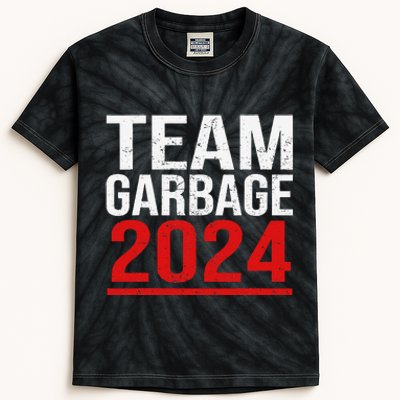 Team Garbage For Trump 2024 Elections 2024 Vote For Trump Kids Tie-Dye T-Shirt