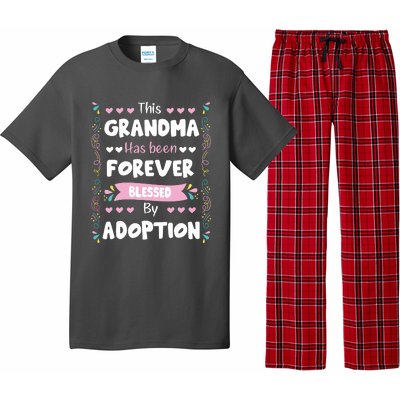 This Grandma Forever Blessed By Adoption Adopted Children Pajama Set