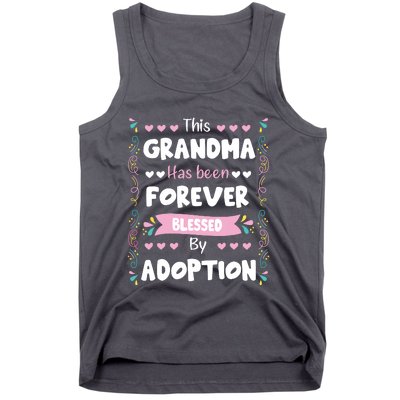 This Grandma Forever Blessed By Adoption Adopted Children Tank Top