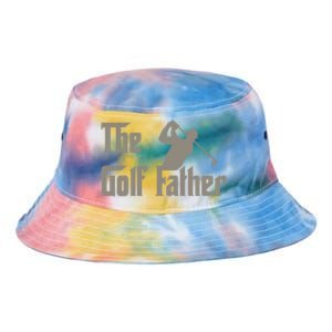 The Golf Father Funny Golfing For Golfer Fathers Tie Dye Newport Bucket Hat