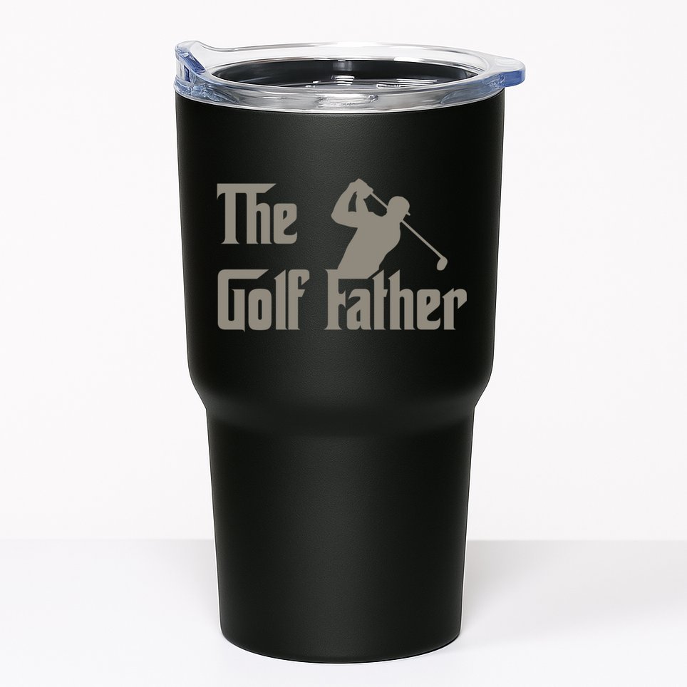 The Golf Father Funny Golfing For Golfer Fathers Tumbler