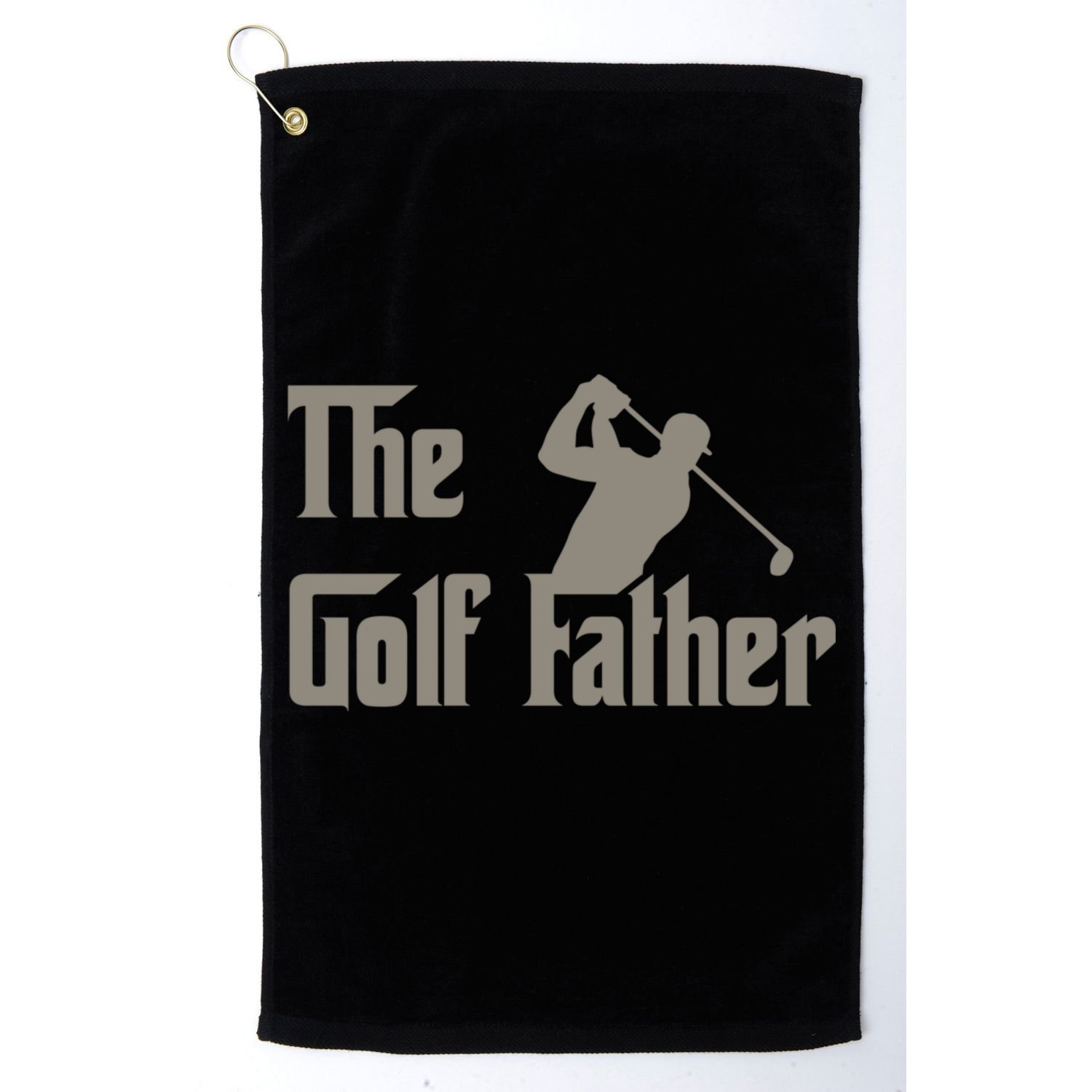 The Golf Father Funny Golfing For Golfer Fathers Golf Towel