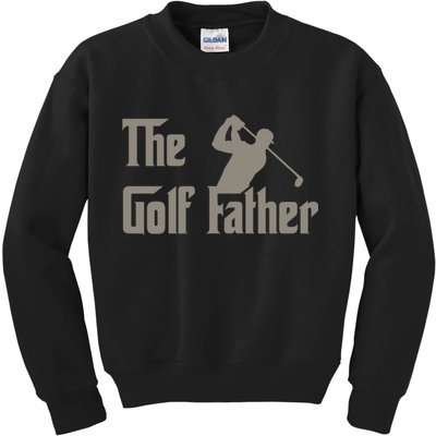 The Golf Father Funny Golfing For Golfer Fathers Kids Sweatshirt