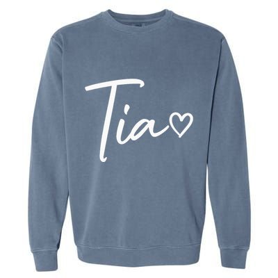 Tia Gifts For Women Heart MotherS Day Garment-Dyed Sweatshirt