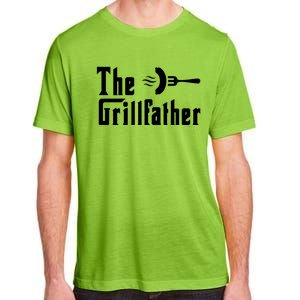 The Grillfather Funny Dad Grandpa Barbecue Grilling Gift Adult ChromaSoft Performance T-Shirt