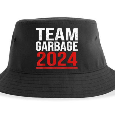 Team Garbage For Trump 2024 Elections 2024 Vote For Trump Sustainable Bucket Hat