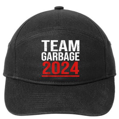 Team Garbage For Trump 2024 Elections 2024 Vote For Trump 7-Panel Snapback Hat