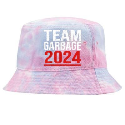 Team Garbage For Trump 2024 Elections 2024 Vote For Trump Tie-Dyed Bucket Hat