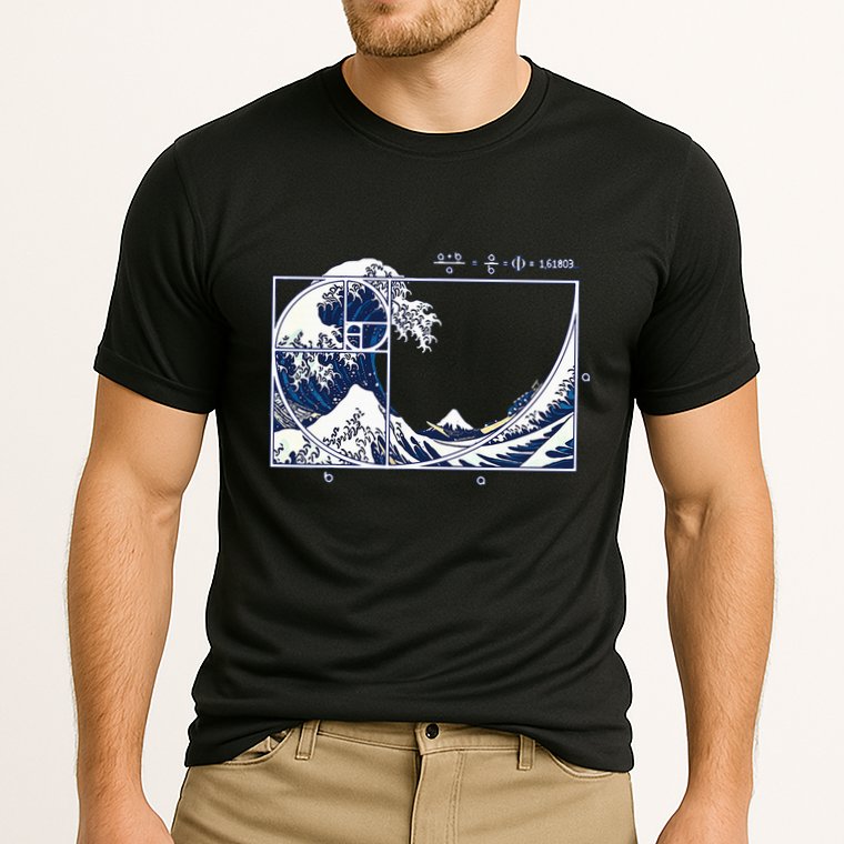 The Great Fibonaccis Waves Performance Shirt