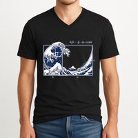 The Great Fibonaccis Waves V-Neck T-Shirt