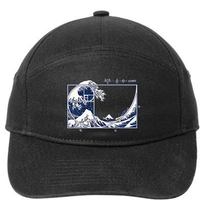 The Great Fibonaccis Waves 7-Panel Snapback Hat