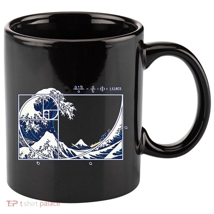 The Great Fibonaccis Waves 11oz C Handle Ceramic Mug