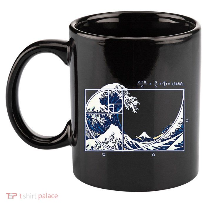 The Great Fibonaccis Waves 11oz C Handle Ceramic Mug