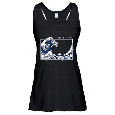 The Great Fibonaccis Waves Ladies Essential Flowy Tank