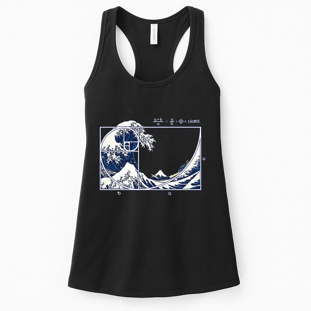 The Great Fibonaccis Waves Womens Tank Top