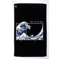 The Great Fibonaccis Waves Golf Towel