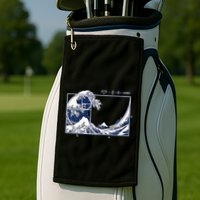 The Great Fibonaccis Waves Golf Towel