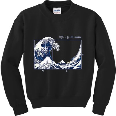 The Great Fibonaccis Waves Kids Sweatshirt