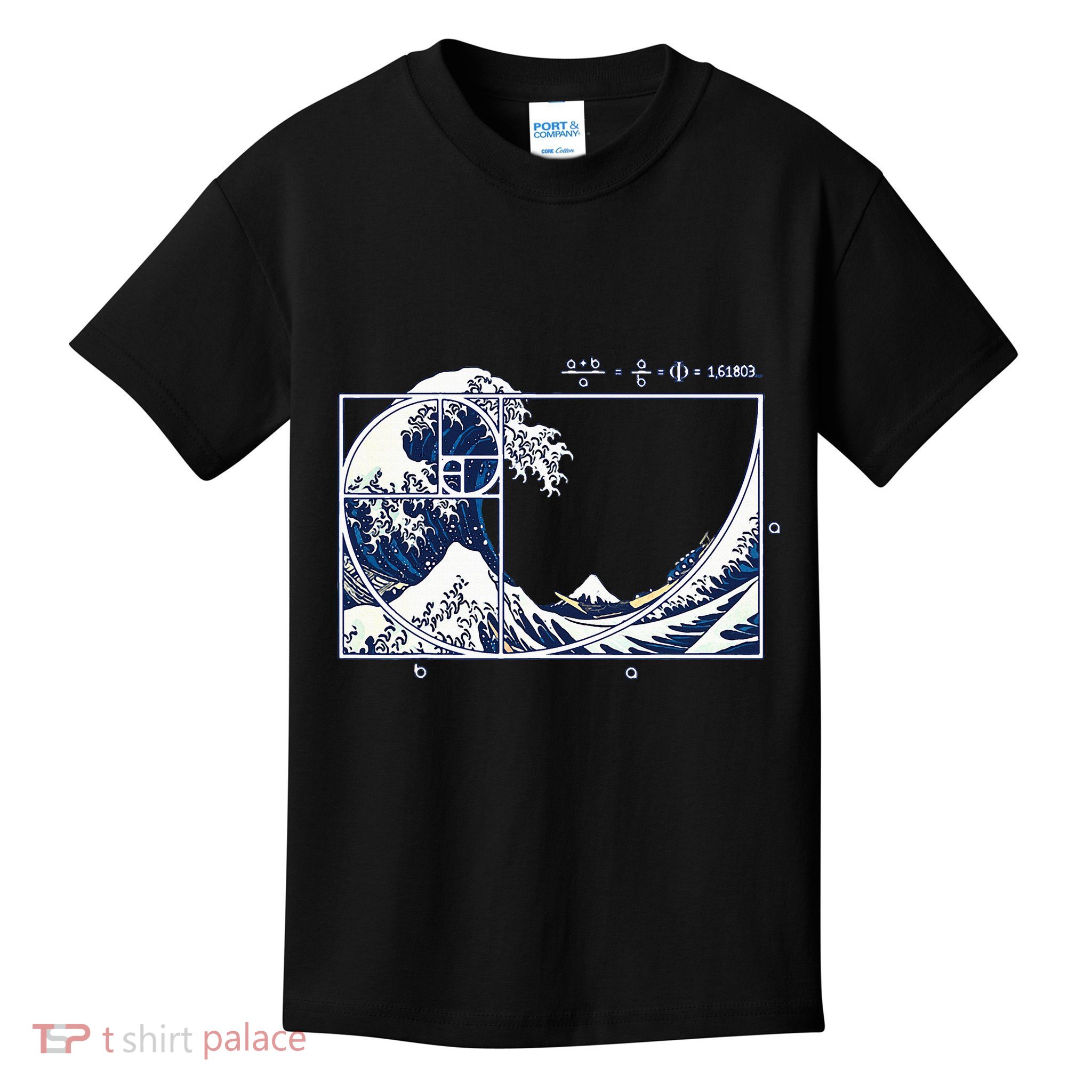 The Great Fibonaccis Waves Kids T-Shirt