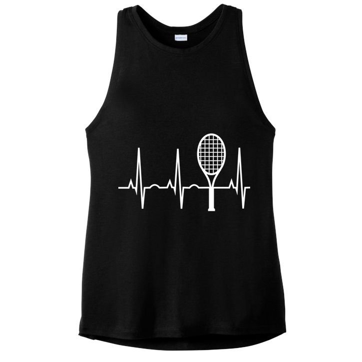 Tennis Gift Funny Tennis Gift For Players Coaches And Fans Gift Ladies PosiCharge Tri-Blend Wicking Tank