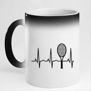 Tennis Gift Funny Tennis Gift For Players Coaches And Fans Gift 11oz Black Color Changing Mug