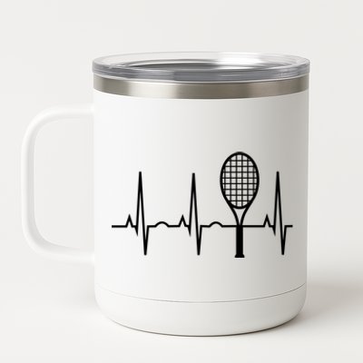 Tennis Gift Funny Tennis Gift For Players Coaches And Fans Gift 12 oz Stainless Steel Tumbler Cup