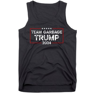 Team Garbage For Trump 2024 Elections 2024 Vote For Trump Tank Top