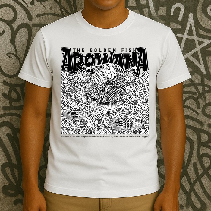 The Golden Fish Arowana T-Shirt