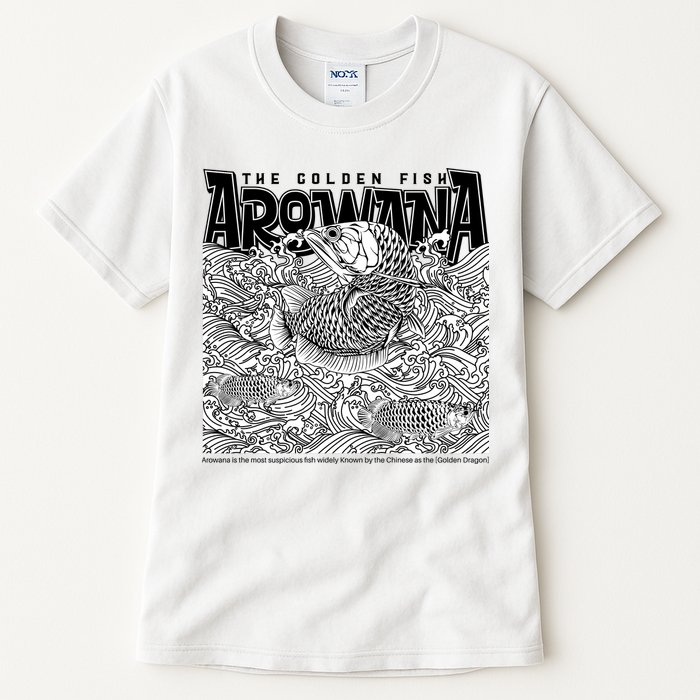 The Golden Fish Arowana Tall T-Shirt