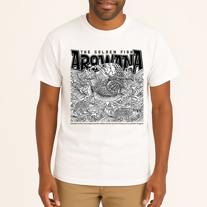 The Golden Fish Arowana Tall T-Shirt