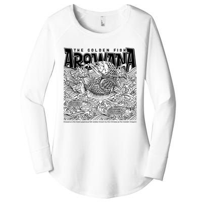 The Golden Fish Arowana Women's Perfect Tri Tunic Long Sleeve Shirt