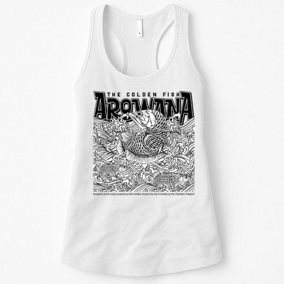 The Golden Fish Arowana Womens Tank Top