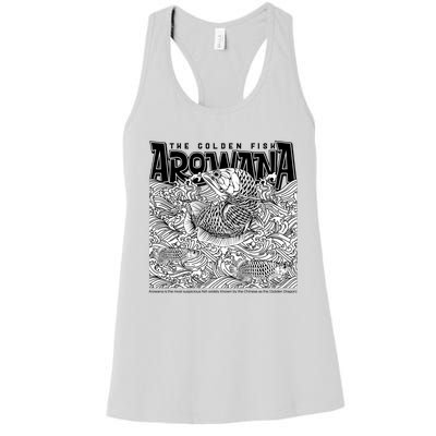 The Golden Fish Arowana Women's Racerback Tank