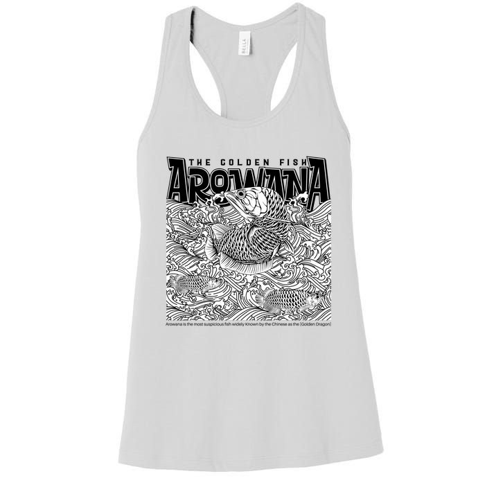 The Golden Fish Arowana Women's Racerback Tank