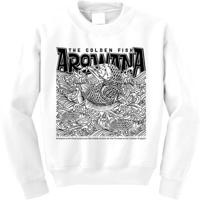 The Golden Fish Arowana Kids Sweatshirt