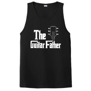 The Guitar Father Musician Pick Gift PosiCharge Competitor Tank