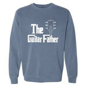 The Guitar Father Musician Pick Gift Garment-Dyed Sweatshirt